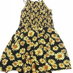 Forever 21 sunflower romper
